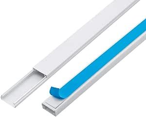 CANALETA PVC 20 x 10 x 2000 mm c/ADESIVO DUPLA FACE 3318