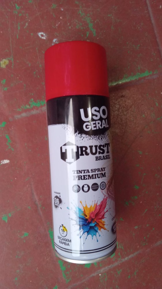 Tinta Spray premiuTrust Brasil Vermelha