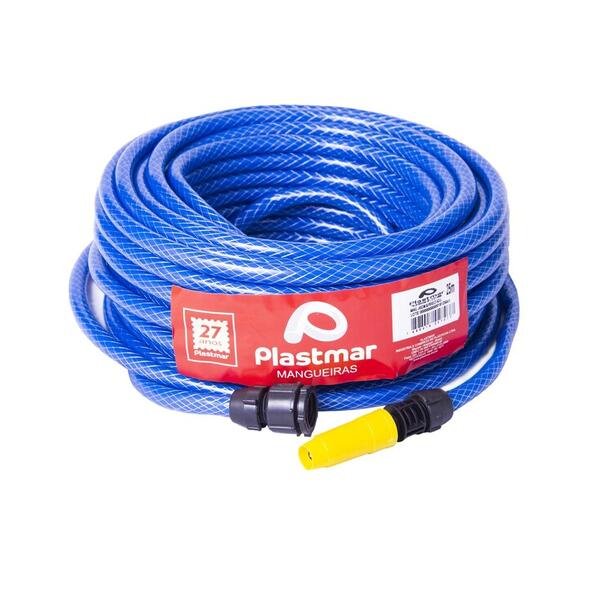 Mangueira Trançada Plastmar Super Eco 10m Azul