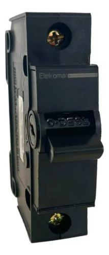 Disjuntor Automático NEMA DQE1015 15A Eletromar Unipolar 240V