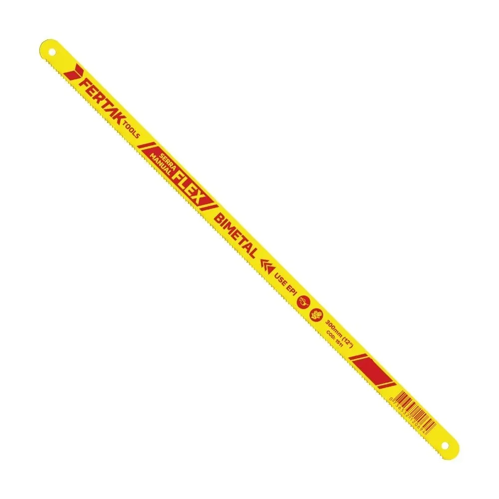 Fertak Lamina De Serra Para Arco Manual Bi-Metal Flexivel 18 Dentes - 1510