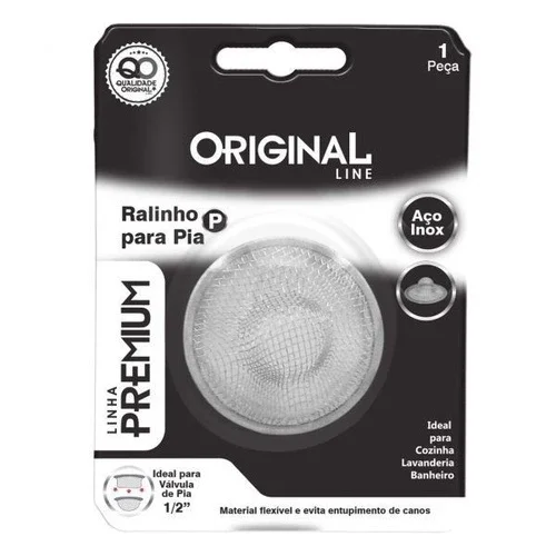 Ralinho De Pia Inox Cozinha Banheiro Lavanderia 52mm