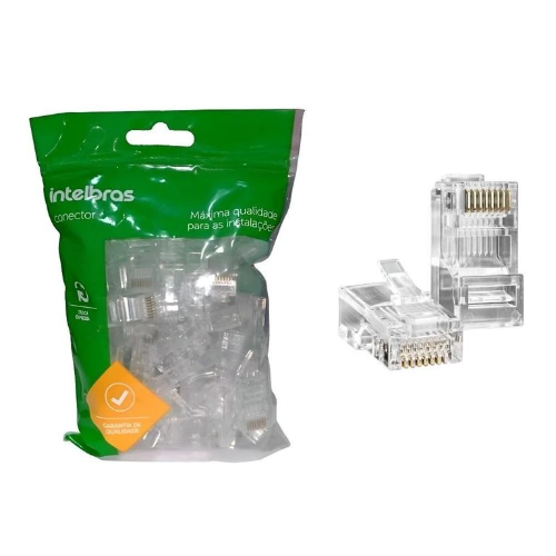 Conector De Passagem Intelbras Conex 1000 Rj45 Cat5E 50Un