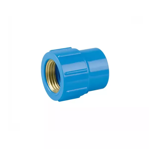 Luva LR Azul Com Bucha Latão 25 x 1/2