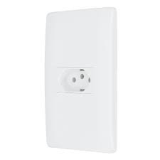Tomada Habitat 2P+T 10A Branco Fame