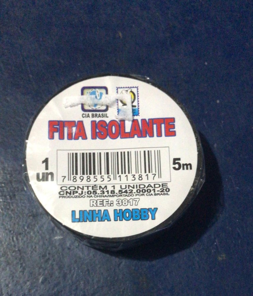 FITA ISOLATE 5 METROS LINHA MOBBY