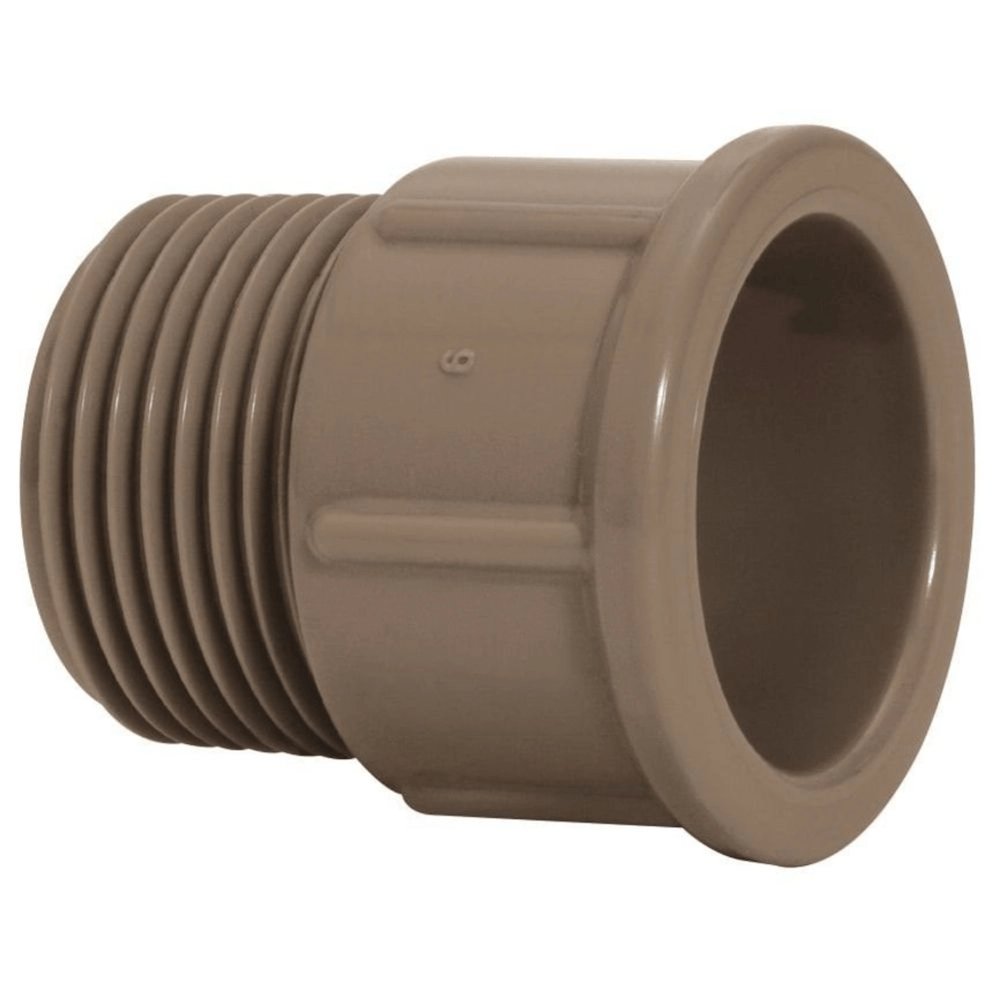 Adaptador PVC Marrom Roscável e Soldável 1.1/4" 40mm Amanco