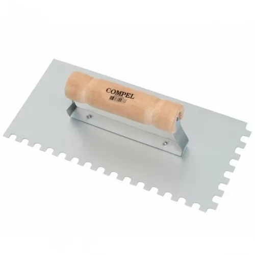 Desempenadeira Aço 12x27cm Premium Compel