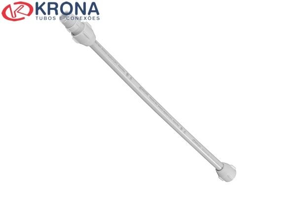 ENGATE FLEXIVEL 1/2 40CM BRANCO - KRONA