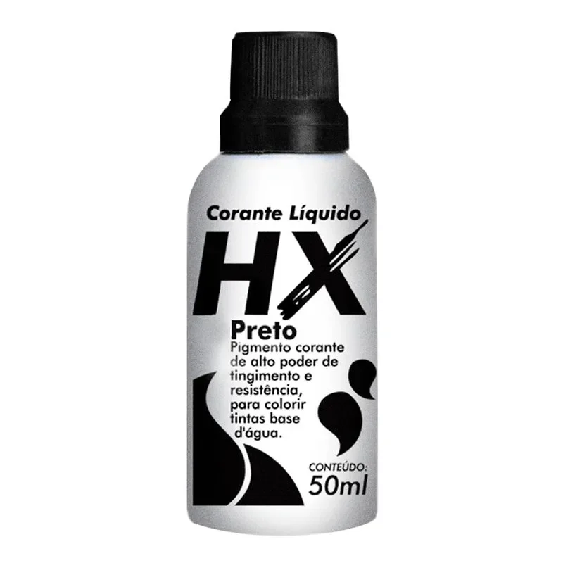 Corante Líquido Hidracor Preto 50ml