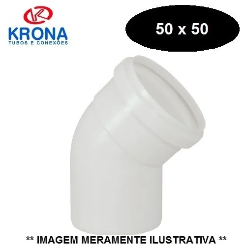 JOELHO ESGOTO 45° 50 KRONA