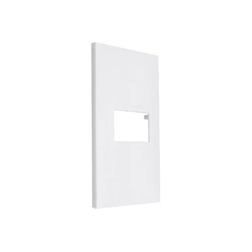 Placa 4x2 1 Posto Plus+ 618501BC Branco Pial