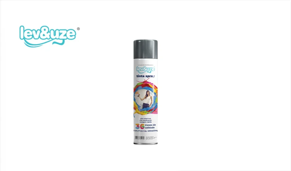 SPRAY LEV&UZE METALICO GRAFITE 400ML