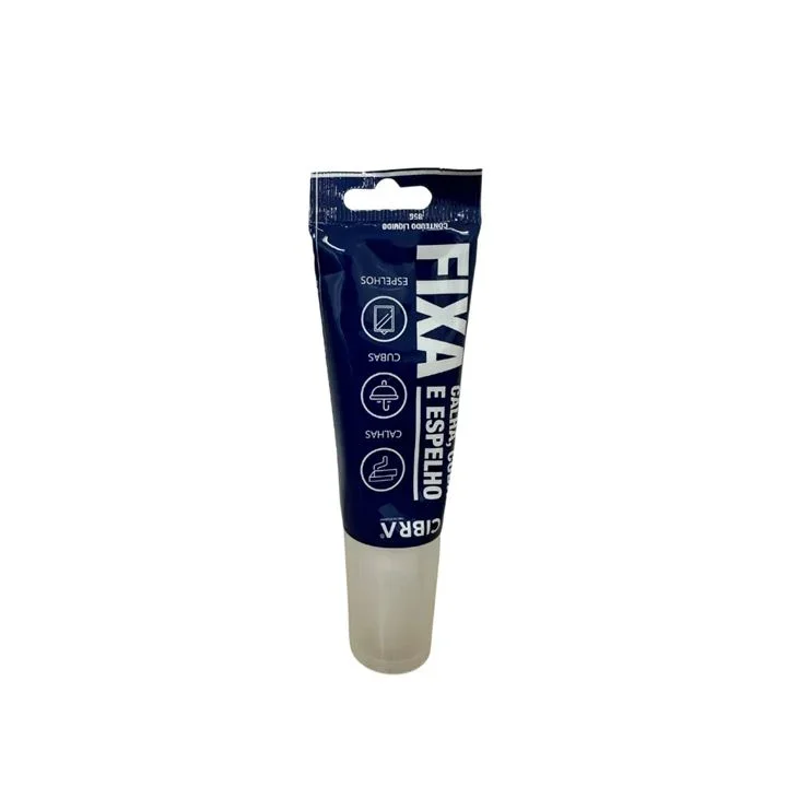 SILICONE FIXA CALHA/CUBA/ESPELHO BRANCO BIS. 85G PU