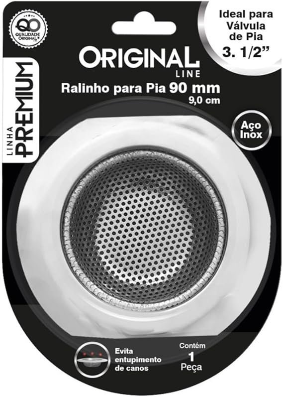 Ralinho Para Pia Inox Original Line Premium 9cm