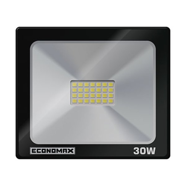 Projetor De Led Bivolt 30w 6500k Branco Frio Economax