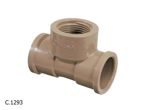 Tee Soldável com Rosca (Lr) 20mm X 1/2 20 Unidades Krona7897801300773