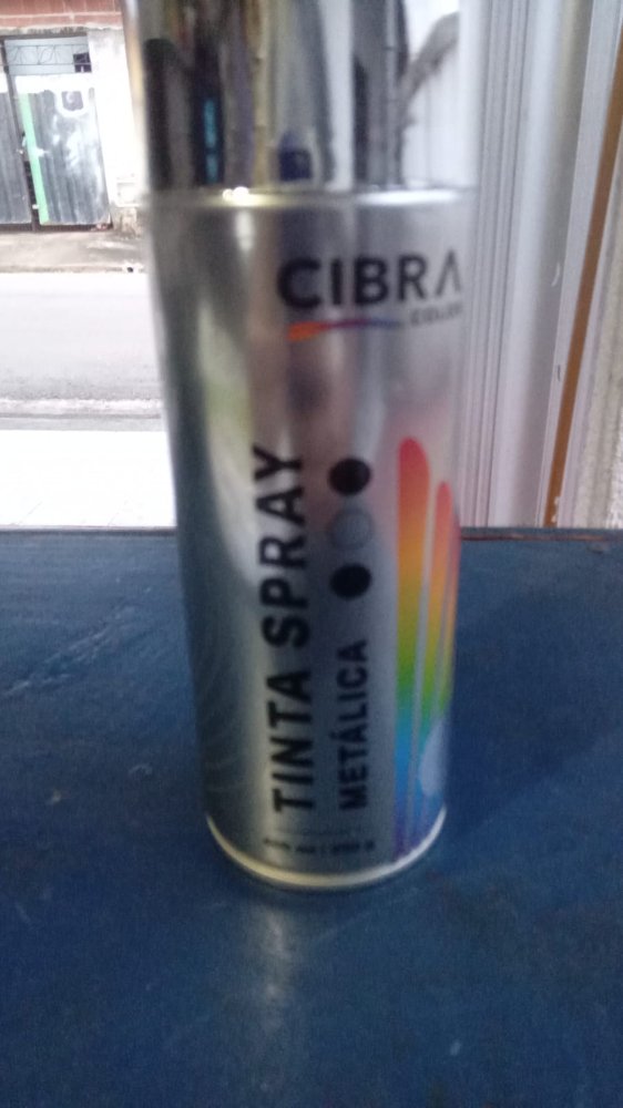 TINTA SPRAY METALICO CROMADO 400MLCIBRA
