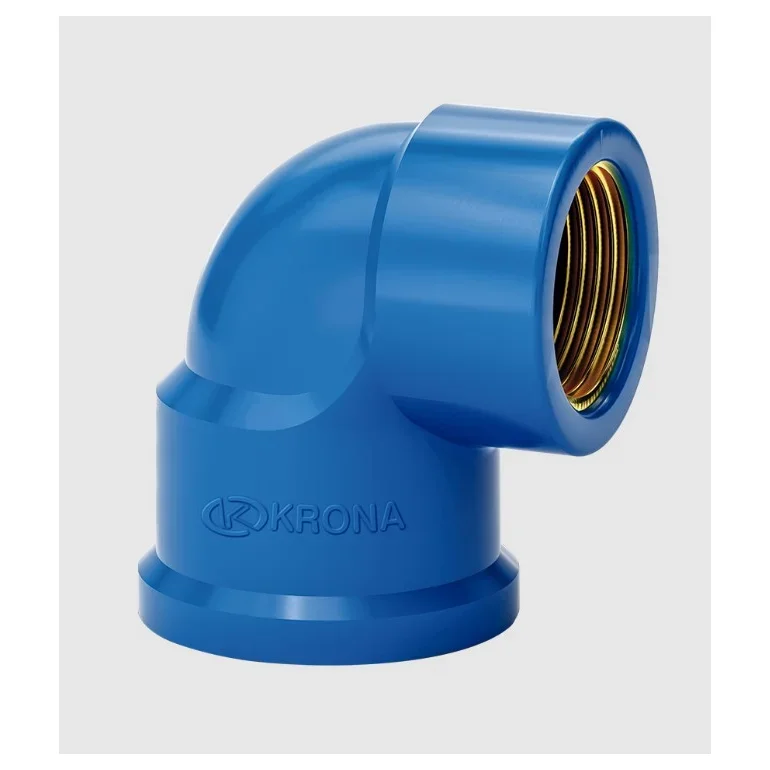 Joelho 90° Soldável com Bucha de Latão 20mm x 1/2" Krona