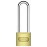 Cadeado 35 mm com Haste Longa Zamac Latonado E-Coat com 2 Chaves Stam