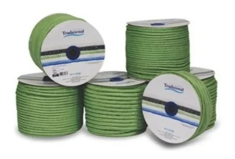 Corda Trançada Pet Verde 14mm Rolo Com 70 Metros 10,5kg