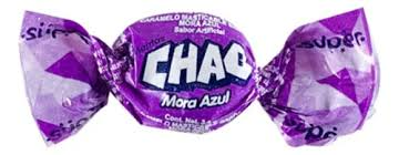 CARAMELOS CHAO MORA AZUL