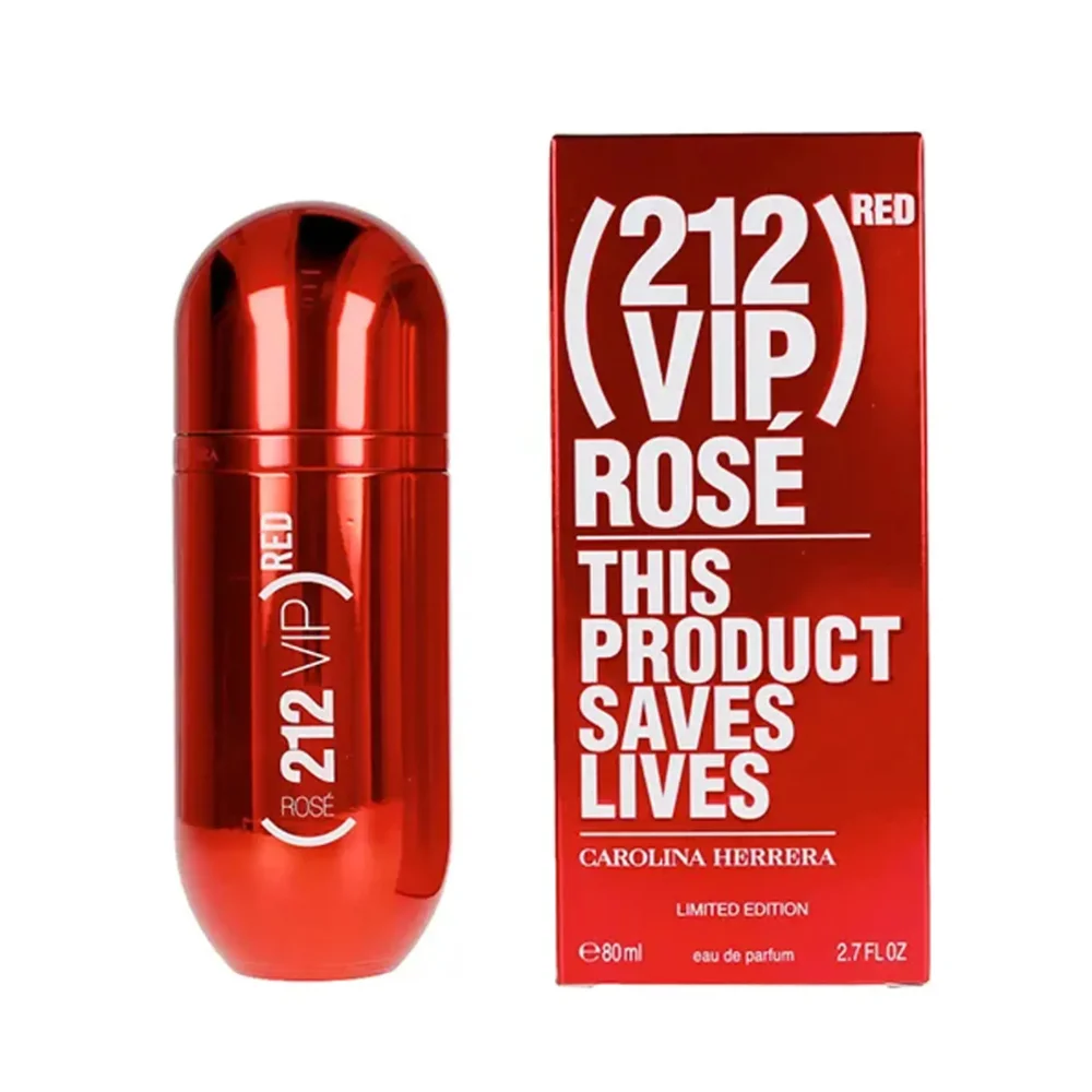 212 VIP RED ROSE 80 ML - CAROLINA HERRERA