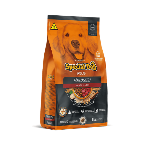 Special Dog Plus - Adultos - Raças Médias e Grandes - Carne
