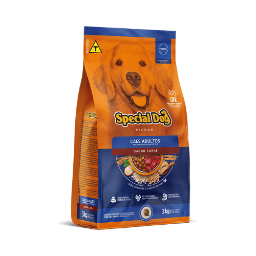 Special Dog Carne - Adultos - Raças Médias e Grandes - Carne