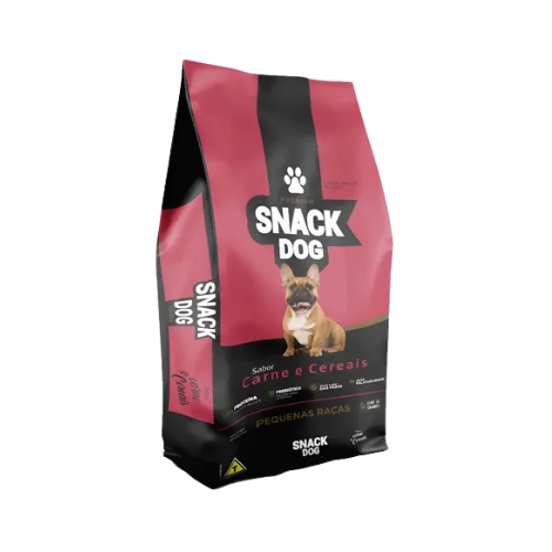 Snack Dog - Adultos - Raças Pequenas - Carne e Cereais - 5kg