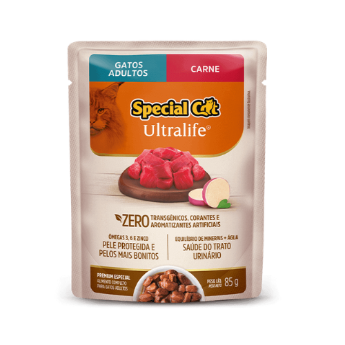 Sachê - Special Cat Ultralife - Adulto - Carne