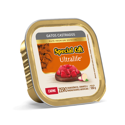 Patê - Special Cat Ultralife - Castrados - Carne
