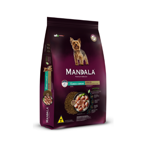 Mandala - Adultos - Raças Pequenas e Minis - Frango e Cereais