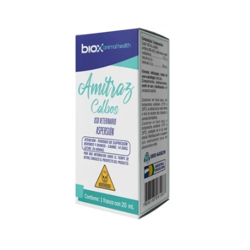 Amitraz Calbos - Carrapaticida - 20ml