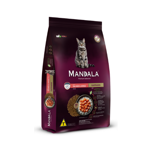 Mandala Gatos Castrados - Salmão e Arroz