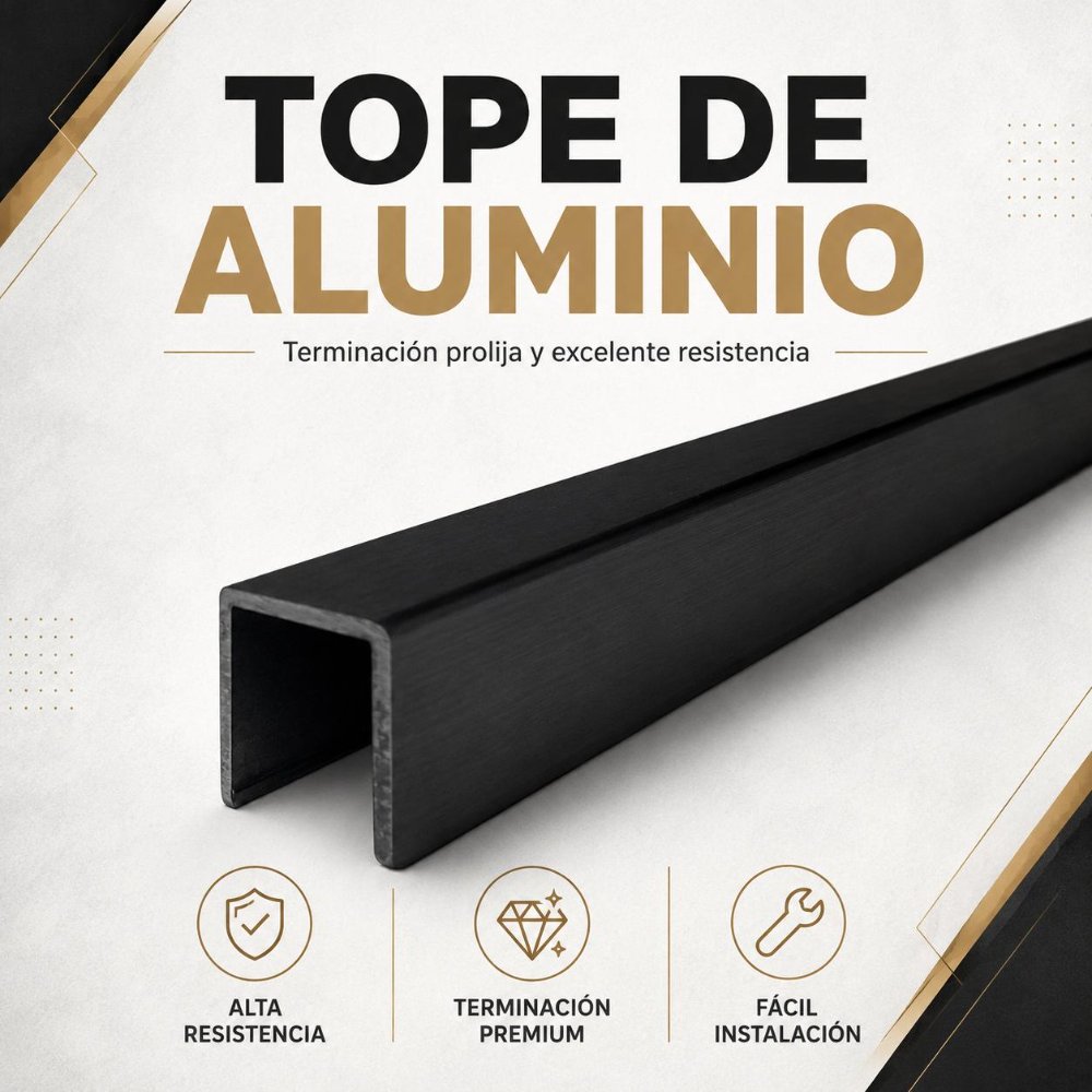 TOPE DE ALUMINIO