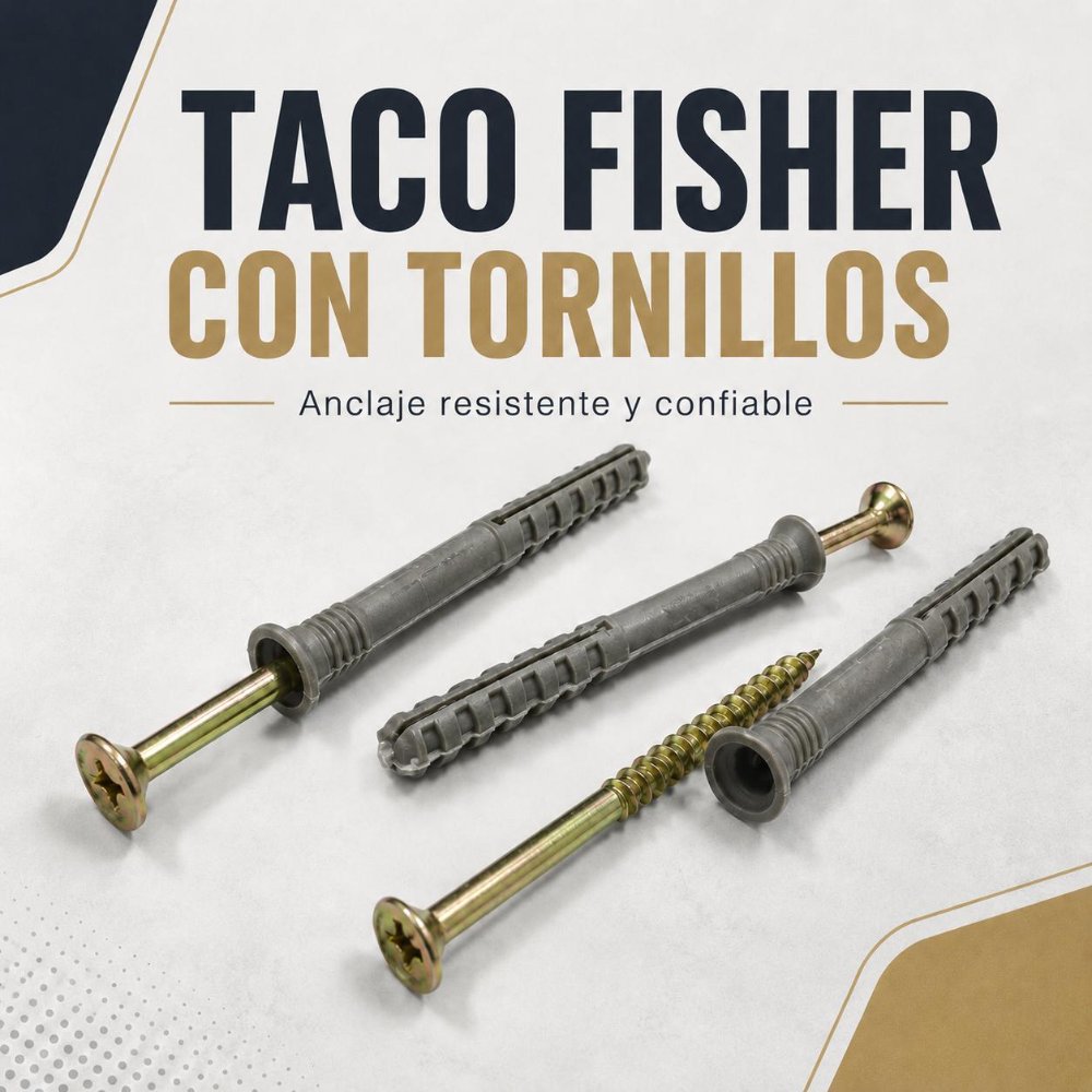 TACOS FISHER CON TORNILLO
