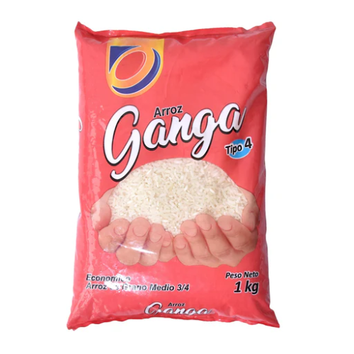 ARROZ GANGA DE 30X30kg