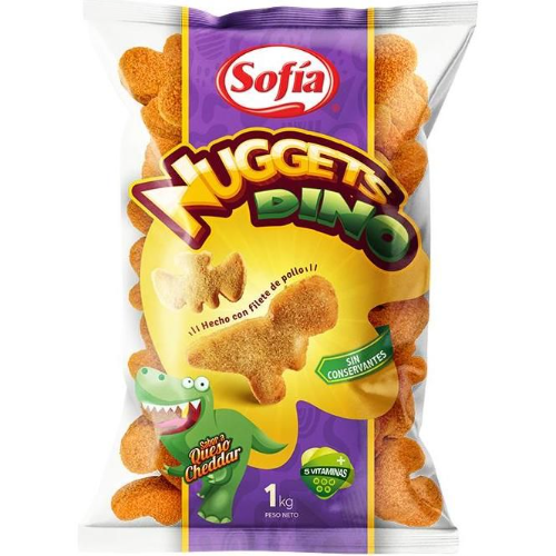 NUGGETS DINO 1KG SOFIA