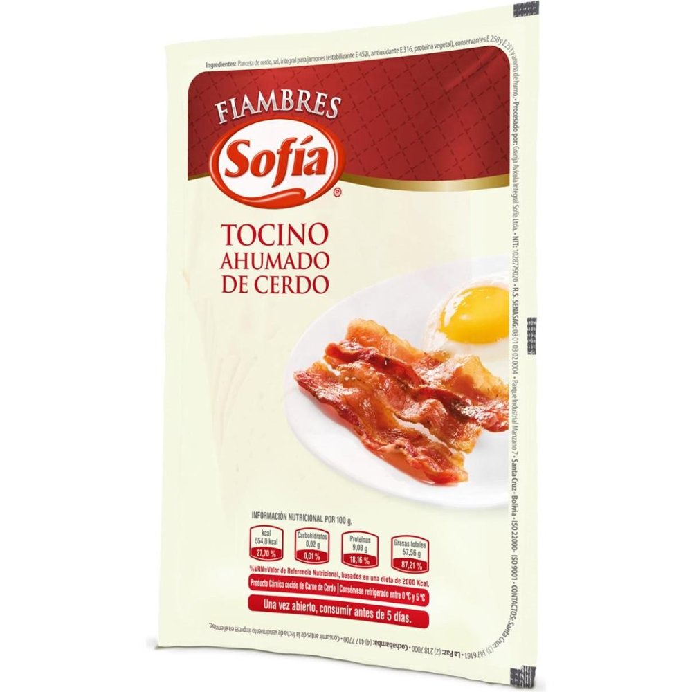 TOCINO AHUMADO AL VACIO DE 1kg