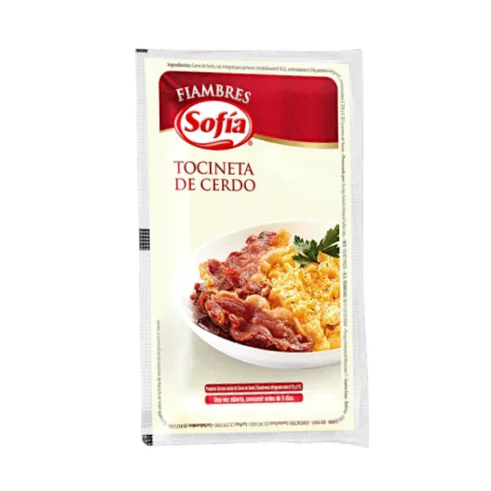 TOCINETA AHUMADO AL VACIO DE 1KG