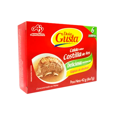 DOÑA GUSTA COSTILLA CAJA COMPLETA 10 PAQ