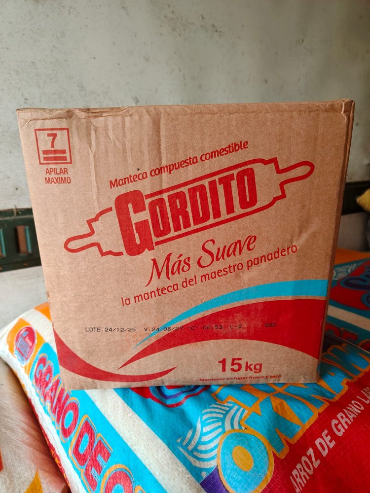 MANTECA GORDITO EN CAJA DE 15kg