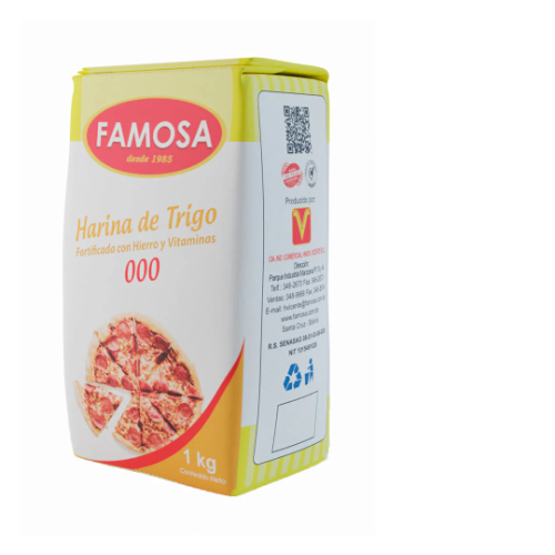 HARINA FAMOSA DE 10X10kg EN TERMOCONTRAIBLE