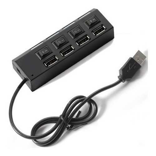 Hub Usb 4 Puertos 2.0 480 Mbps