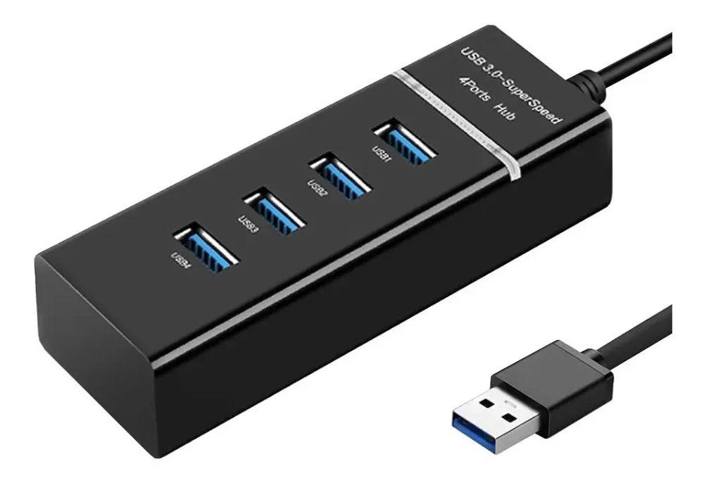Hub USB 4 Puertos ELEMAX 3.0 5GBPS