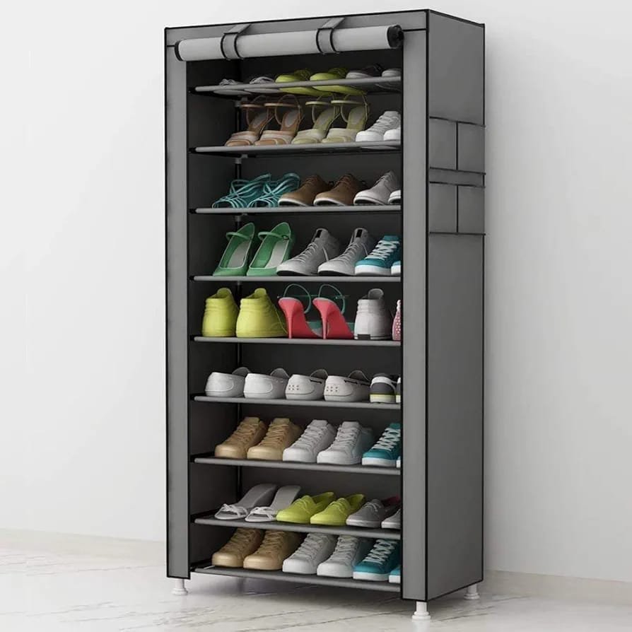 AT-5510    Zapatera tipo closet de 9 niveles