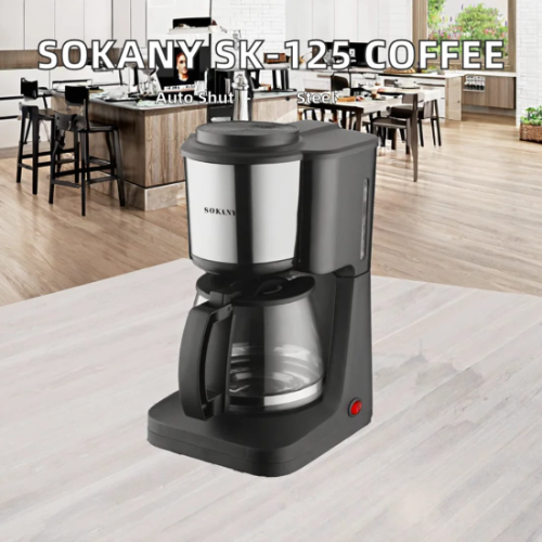 Cafetera Eléctrica SOKANY – 8 a 10 SK-125