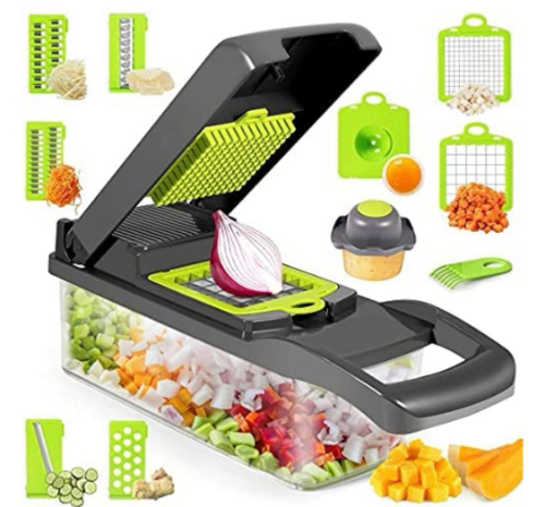 Cortador de Vegetales Multifuncional de 16 piezas  KT-T-QCQ4