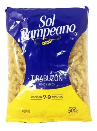 SOL PAMPEANO FIDEO TIRABUZON X500